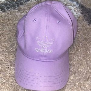Lavender adidas hat
